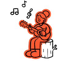 기타를 연주하는 아이
